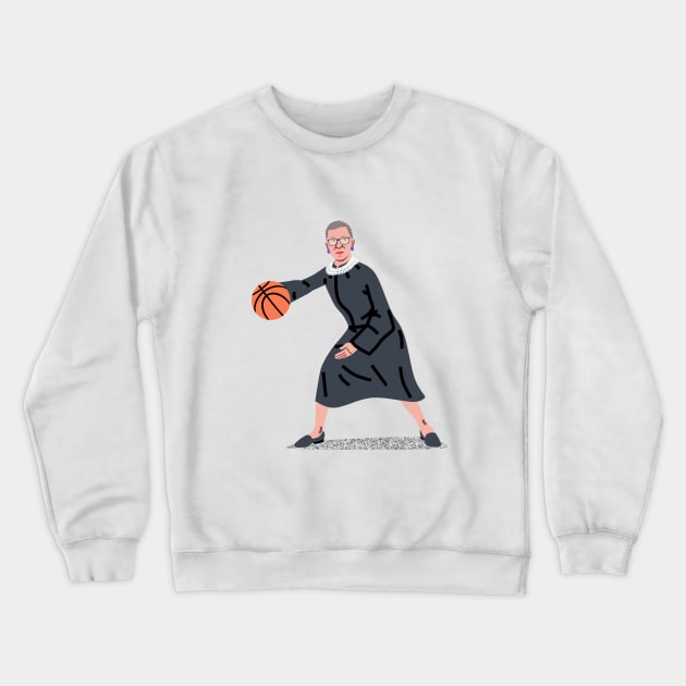 Balling Ruth Crewneck Sweatshirt by Elad Shagrir